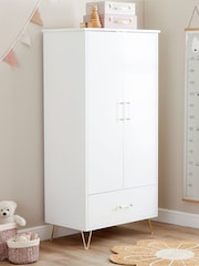 Babymore Acrylic Kimi Nursery Wardrobe - Image 2 of 4