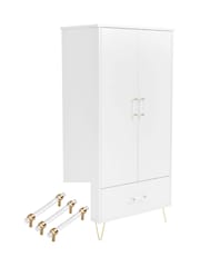 Babymore Acrylic Kimi Nursery Wardrobe - Image 4 of 4