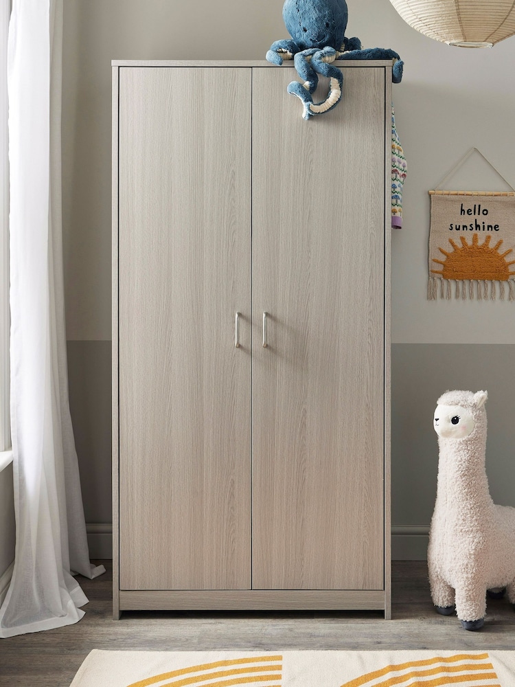 Babymore Grey Wash Caro Wardrobe - Image 1 of 3