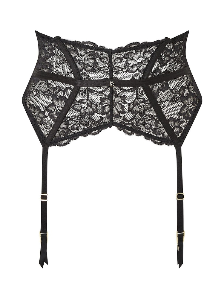 Ann Summers Black Sexy Lace Waspie Suspender - Image 5 of 5