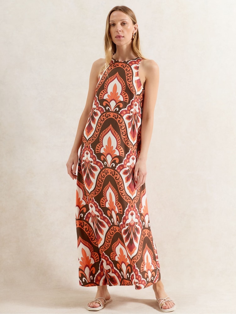 Ro&Zo Tile Print Placement Dress - Imagen 1 de 4
