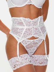 Ann Summers White Sexy Lace Waspie Suspender - Image 3 of 5