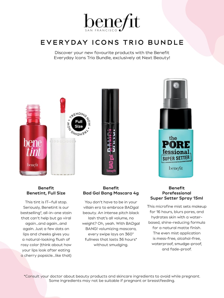 Benefit Everyday Icons Trio Gift Set Worth 36 - Image 2 of 2