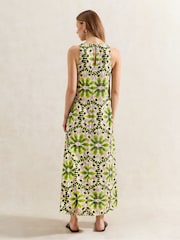 Ro&Zo Green Petite Mosaic Printed Dress - Image 3 of 3