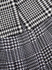 Self-Portrait Black Houndstooth Tailored Midi Dress - Image 7 of 7