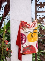 Purer Home X Eden Project Set of 2 Multi Tomatoes Double Oven Gloves & Tea Towel - Image 2 of 6