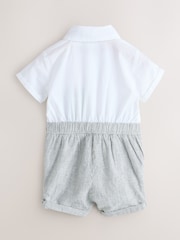 Baker by Ted Baker Textured Smart Romper - Image 2 of 5