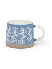 Purer Home X Eden Project Set of 4 Blue Olives Print Mugs - Image 2 of 2