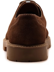 Off The Hook Brown Harvey Suede Leather Casual Lace-Up Boat Shoes - Image 7 of 10