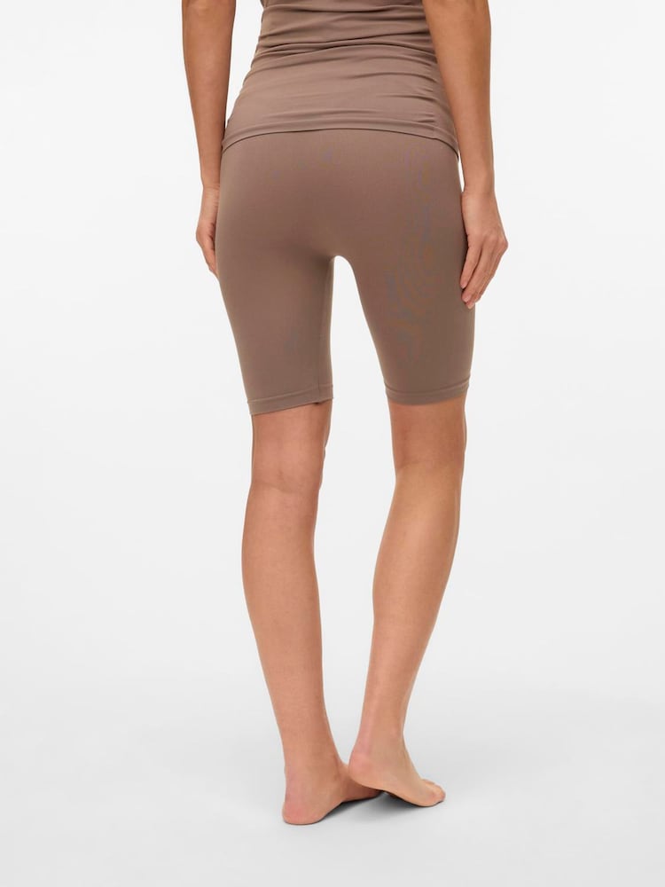 Mamalicious Grey Maternity Seamless Leggings - Image 2 of 4