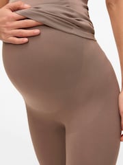 Mamalicious Grey Maternity Seamless Leggings - Image 4 of 4