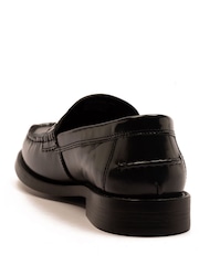 Off The Hook Monro Leather Penny Loafers Slip-On Shoes - Image 9 of 10