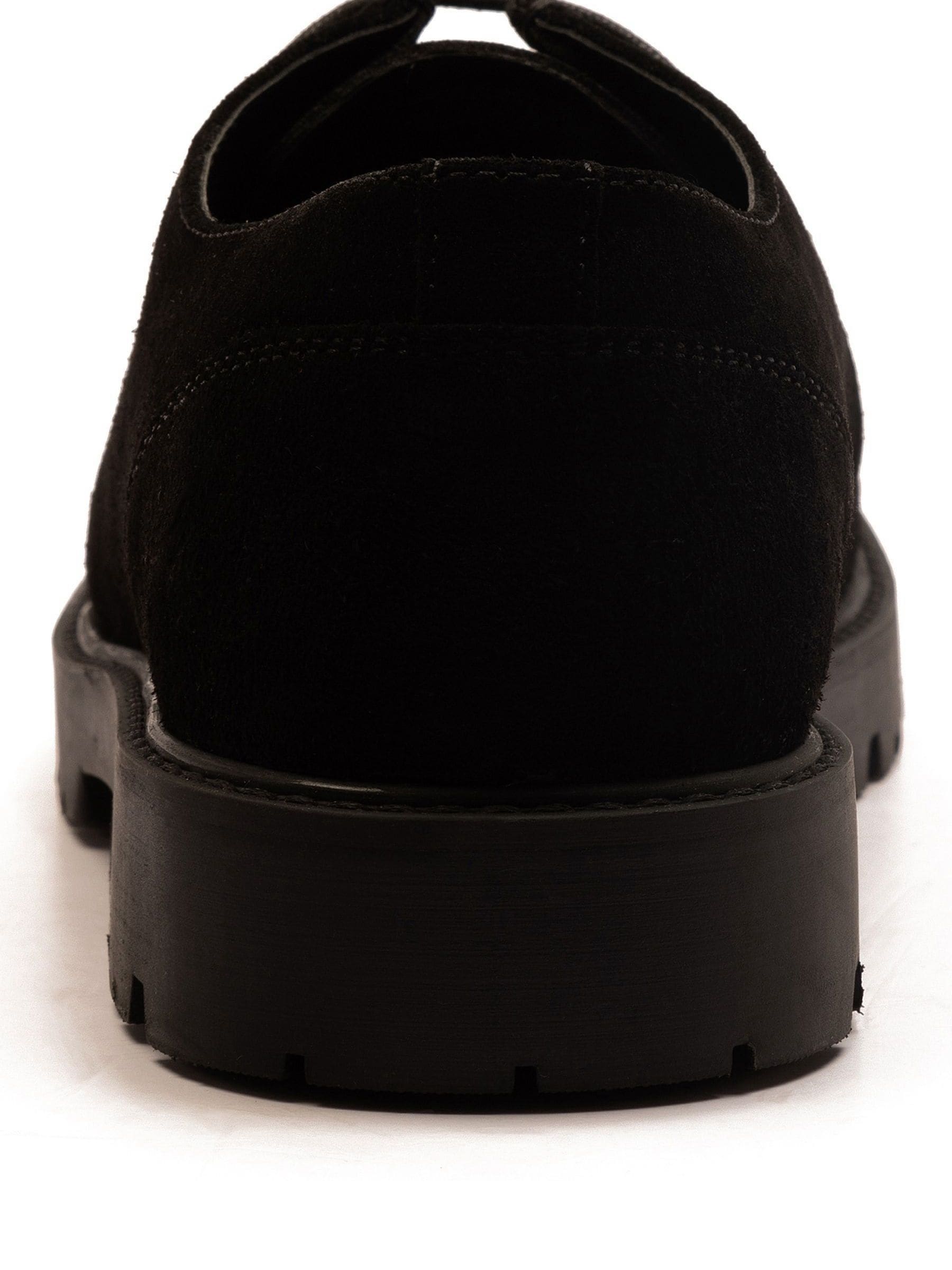 Buy Off The Hook Black Jovi Casual Lace-Up Suede Leather Boat