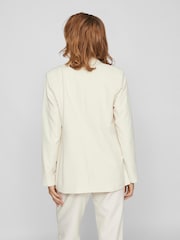 VILA Cream Long Sleeved Blazer - Image 2 of 6