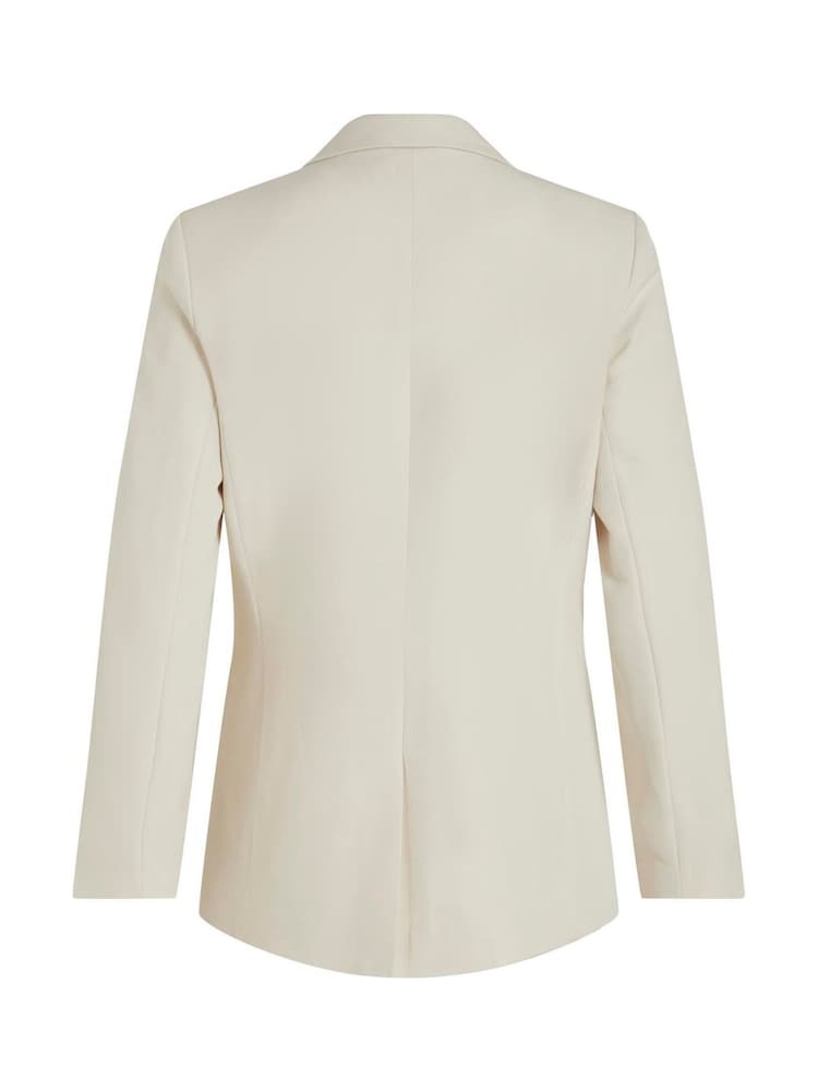 VILA Cream Long Sleeved Blazer - Image 6 of 6 VILA Cream Long Sleeved Blazer - Image 6 of 6