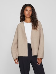 VILA Brown V-Neck Jacket - Image 2 of 6