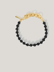 Jigsaw Pink Mixed Bead Bracelet - Image 3 of 4