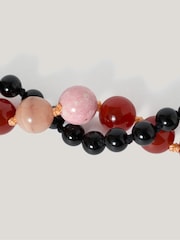 Jigsaw Pink Mixed Bead Bracelet - Image 4 of 4