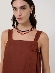 Jigsaw Mixed Bead Necklace - صورة 1 من 6