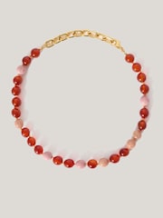 Jigsaw Mixed Bead Necklace - صورة 4 من 6