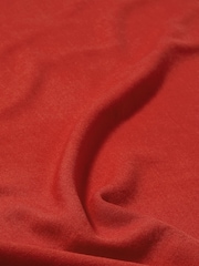 Jigsaw Red Wool Pashmina Scarf - Image 3 of 3