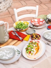 Purer Home X Eden Project Set of 4 Multi Embroidered Napkins - Image 1 of 6