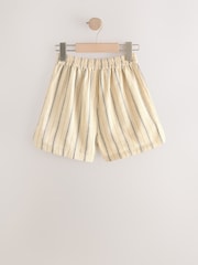 Neutral/Black Pull On Shorts (3-16yrs) - Image 2 of 4