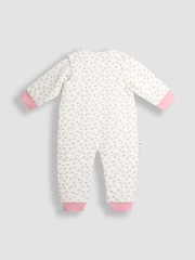 JoJo Maman Bébé Pink Floral 2.5 Tog Sleep Snuggler - Image 2 of 3