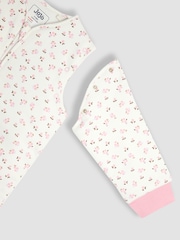 JoJo Maman Bébé Pink Floral 2.5 Tog Sleep Snuggler - Image 3 of 3
