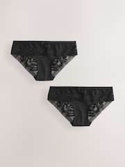 Negro - Braguitas de encaje y microfibra 2 Pack - Imagen 6 de 9