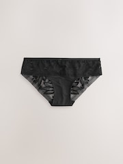 Negro - Braguitas de encaje y microfibra 2 Pack - Imagen 7 de 9