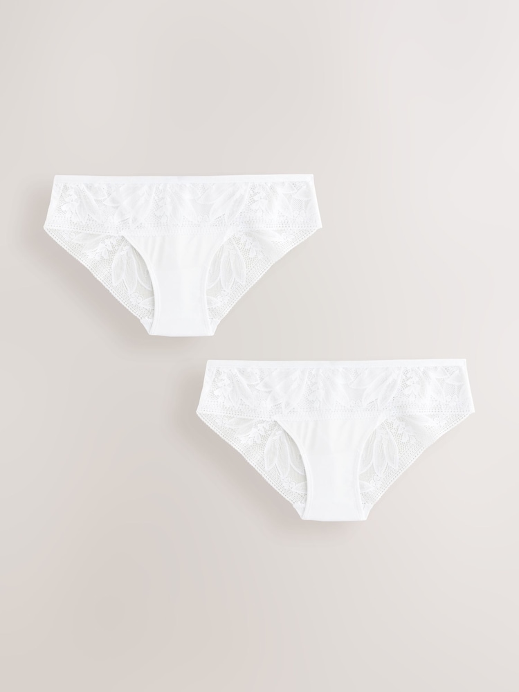 Bela - Lace & Microfibre Knickers 2 Pack - Slika 2 iz 13 Bela - Lace & Microfibre Knickers 2 Pack - Slika 2 iz 13