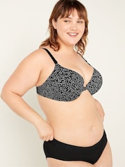Victoria's Secret PINK Black Hipster Cotton Logo Knickers - Image 1 of 2
