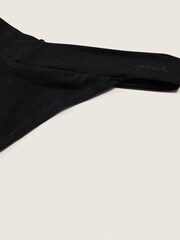 Victoria's Secret PINK Black Cotton Knickers - Image 3 of 3