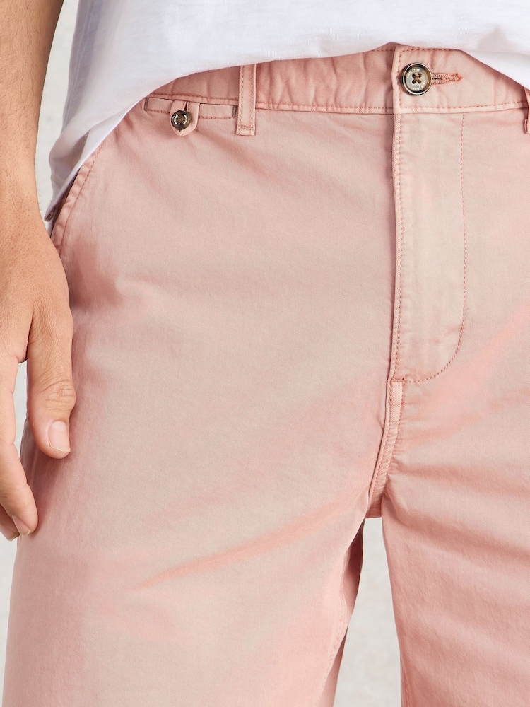 White Stuff Pink Sutton Chino Shorts - Image 4 of 6