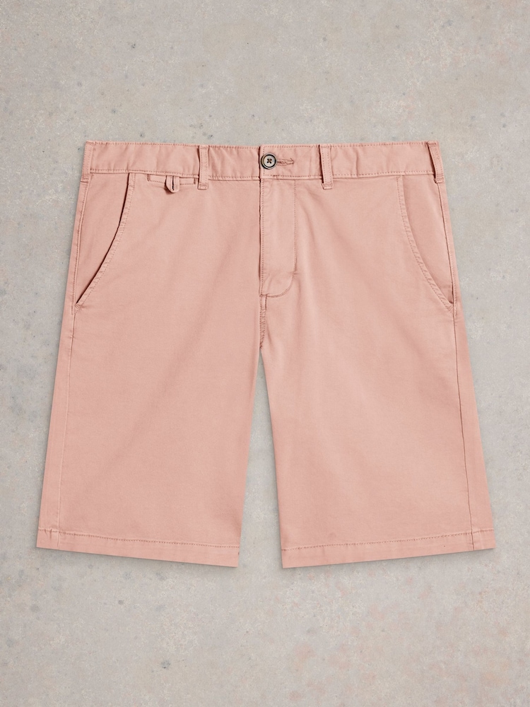 White Stuff Pink Sutton Chino Shorts - Image 5 of 6
