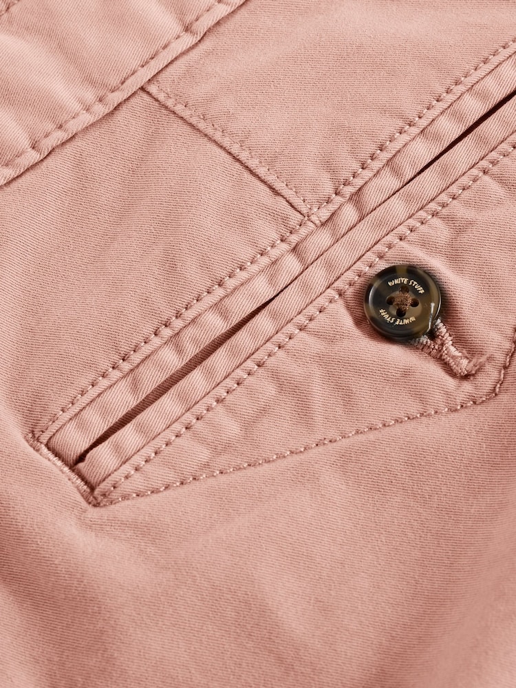 White Stuff Pink Sutton Chino Shorts - Image 6 of 6