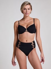 Hunkemöller Holbox Rio Black Bikini Bottoms - Image 1 of 5