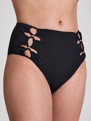 Hunkemöller Holbox Rio Black Bikini Bottoms - Image 2 of 5