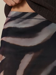 Zebra Mesh Midi Pencil Skirt - Image 4 of 4