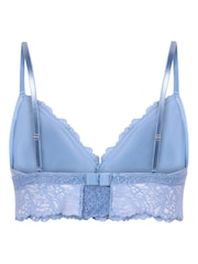 Hunkemöller Posie Triangle Blue Bralette - Image 5 of 5