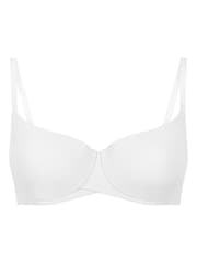 Hunkemöller Cotton Padded Underwired White Bra - Bild 3 von 4