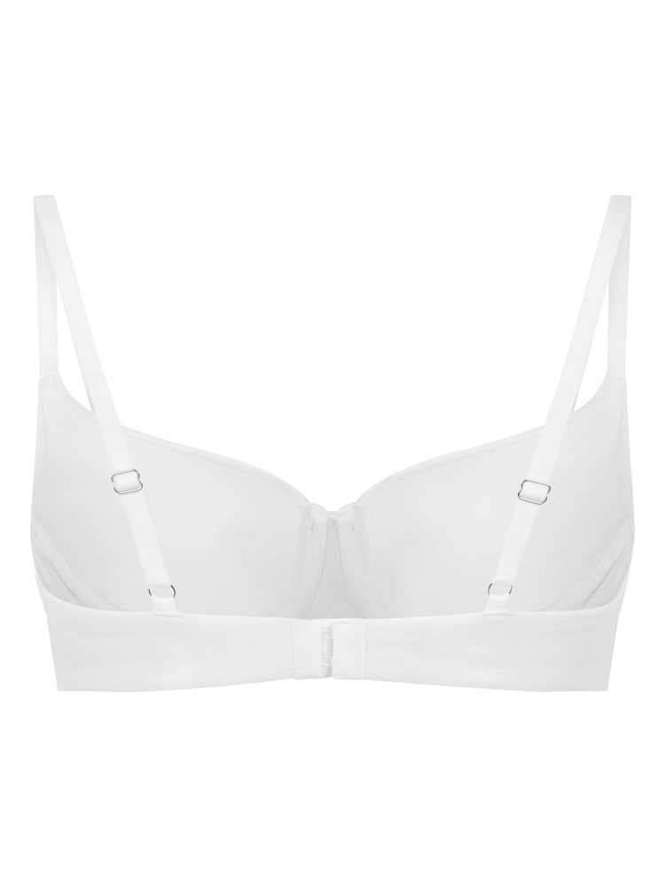 Hunkemöller Cotton Padded Underwired White Bra - Bild 4 von 4