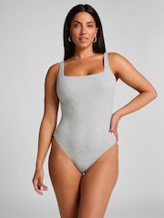 Hunkemöller Grey Rib Body - Image 1 of 4