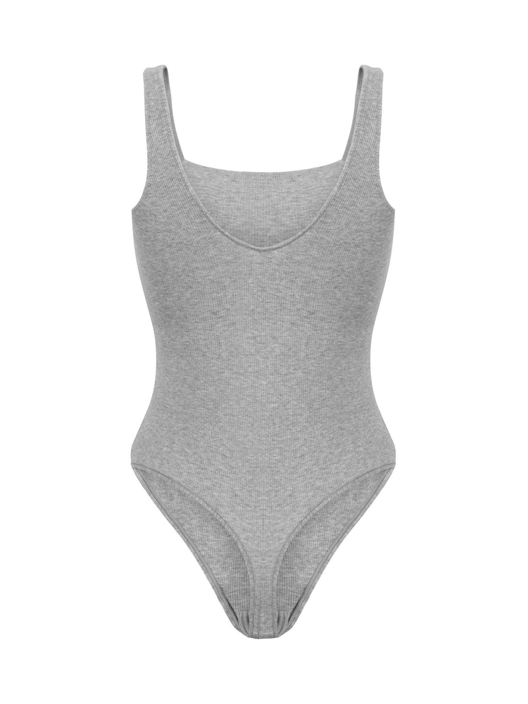 Hunkemöller Grey Rib Body - Image 4 of 4