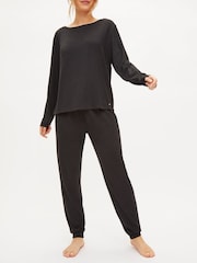 KBX Black Marie Brushed Long-Sleeve Top - Image 2 of 4