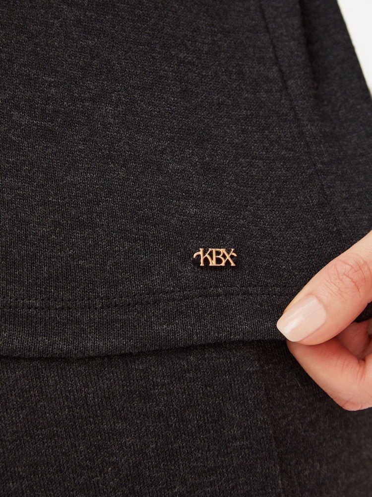 KBX Black Marie Brushed Long-Sleeve Top - Image 4 of 4