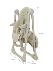 My Babiie Oatmeal MBHC9 Luxe Highchair - Image 6 of 6
