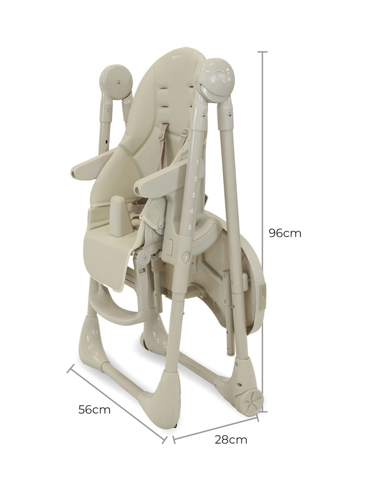 My Babiie Oatmeal MBHC9 Luxe Highchair - Image 6 of 6