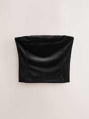 Black Velvet Bandeau Top - Image 5 of 7